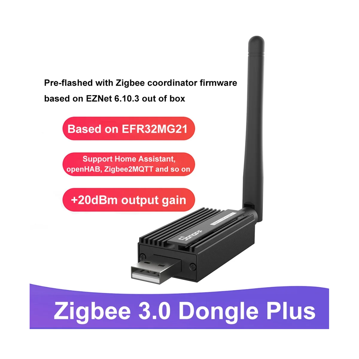 

SONOFF ZB Dongle-E Zigbee 3.0 Universal Gateway USB Dongle Support Home Assistant Zigbee 2MQTT Raspbian Ubuntu MacOS