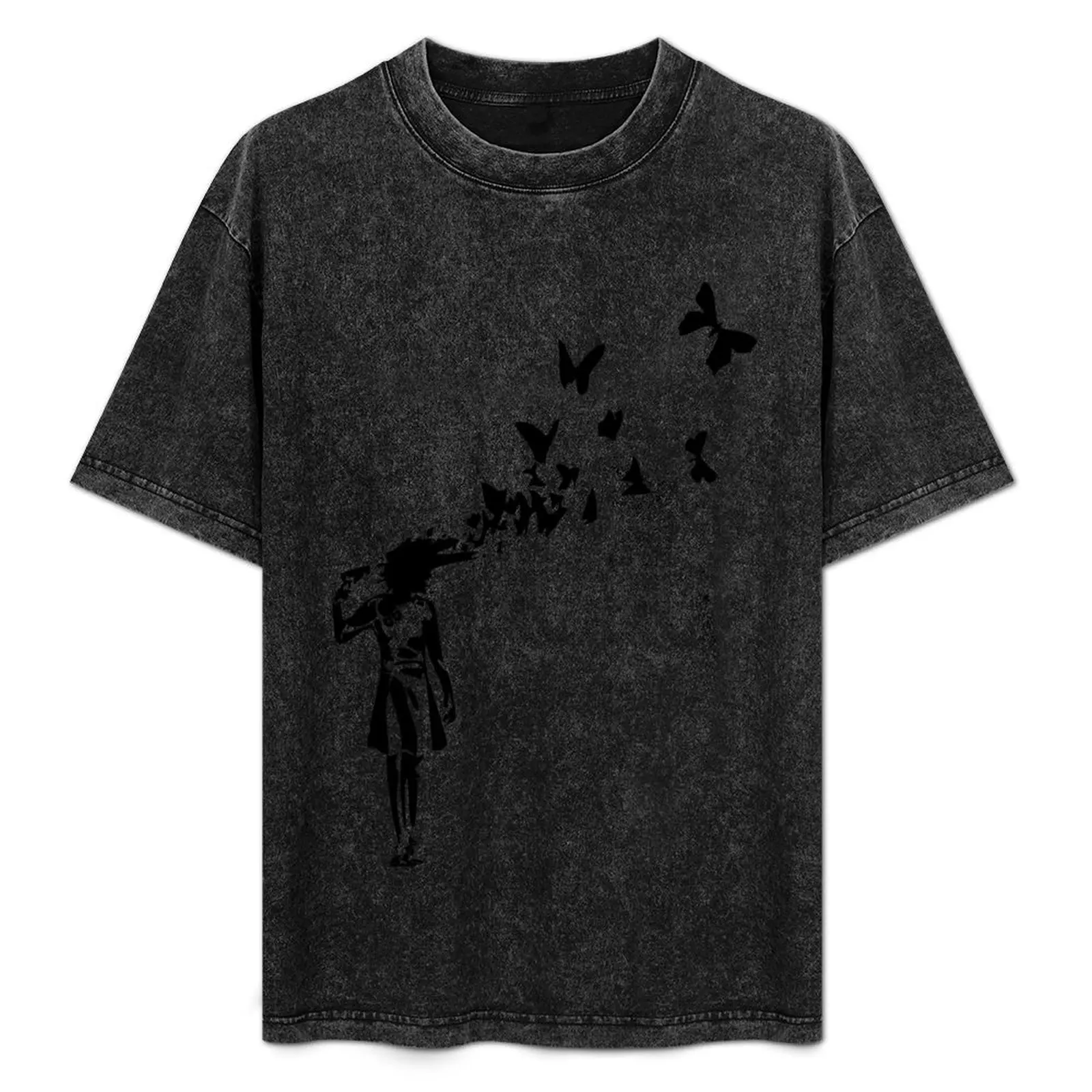 Футболка Banksy с бабочкой детская хлопковая