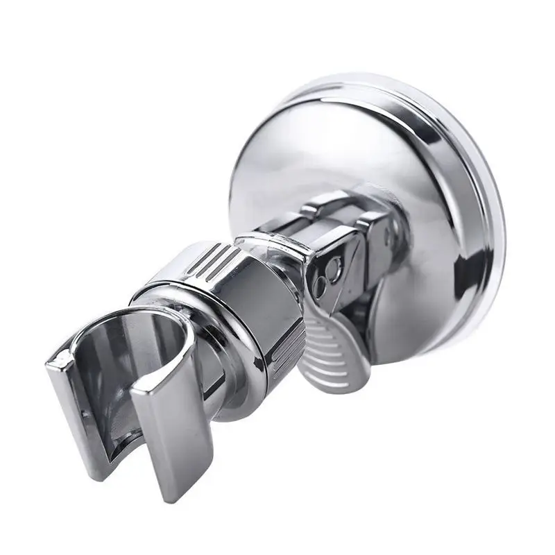 

Adjustable Shower Head Holder Bathroom Chrome Wall Mount Strong Suction Handheld Shower Bracket