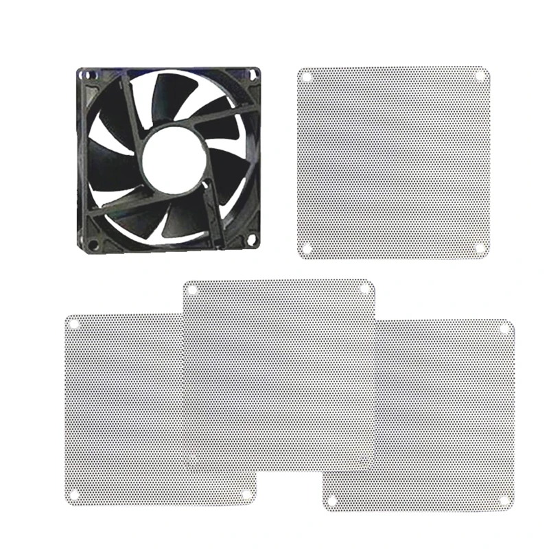 

5Pcs 8cm 9cm 12cm 14cm Magnetic Frame Dust Filter for Computer Cooler Fan, PC Fan Dust Filter Mesh PVC Dustproof Cover