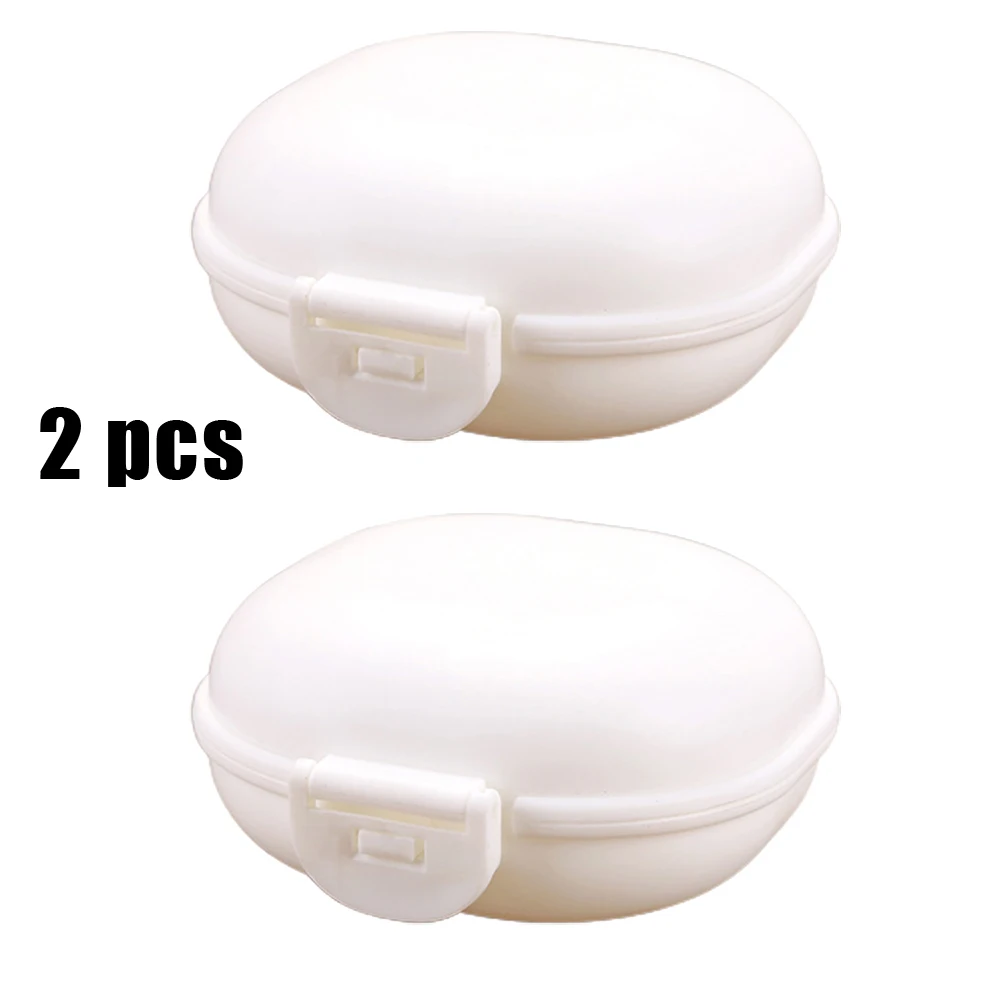 

2 Sizes Soap Box Soap Case Dishes Waterproof Leakproof Soap Box Box Cover 4 Colors Bathroom Accessories Toilet Laundry Soap Box