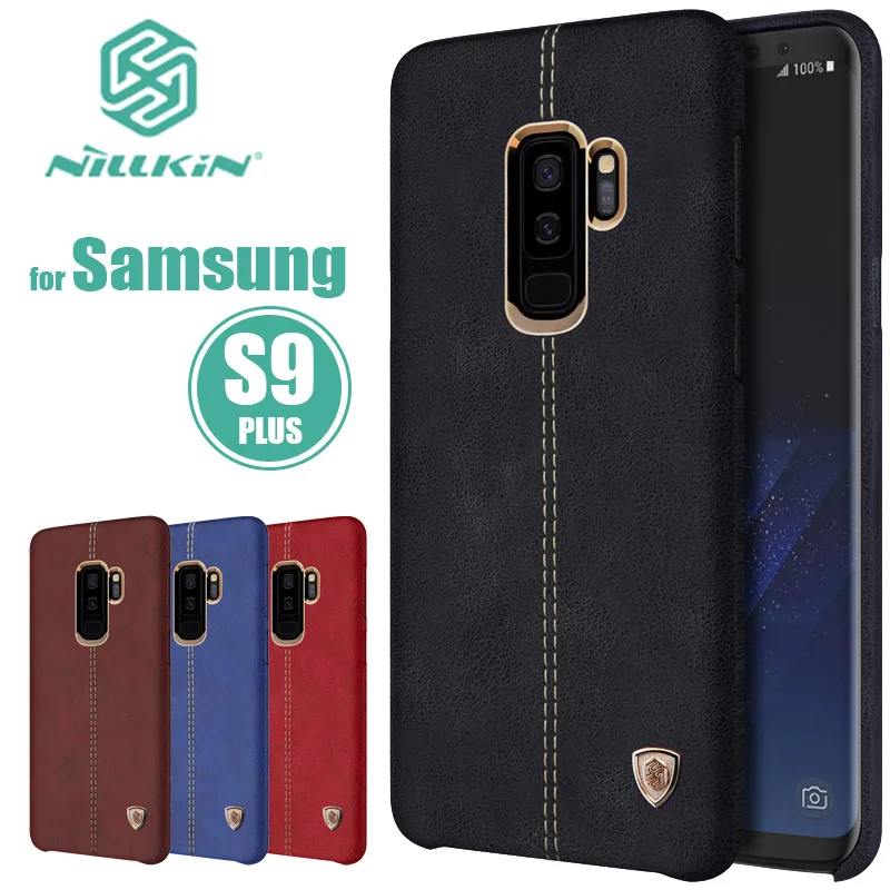 Чехол Nillkin Englon для Samsung Galaxy S9 S8 Plus кожаный чехол-накладка Роскошный деловой чехол