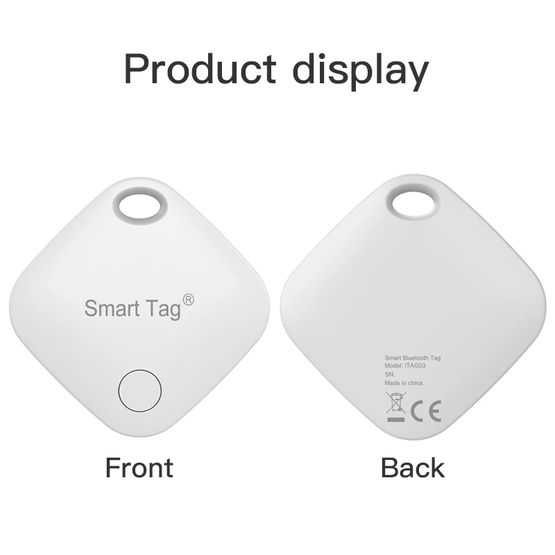 

1-5pcs Smart Tag Anti-Lost Alarm Wireless Bluetooth Tracker Phone Stuff Two-way Search Suitcase Key Pet Finder Location Record