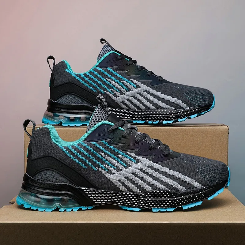 

Men's Athletic Men Shoes Breathable Sneakers Fashion Mesh Shock Absorbing Sneakers Tenis Hombre Plus Size Men Shoes