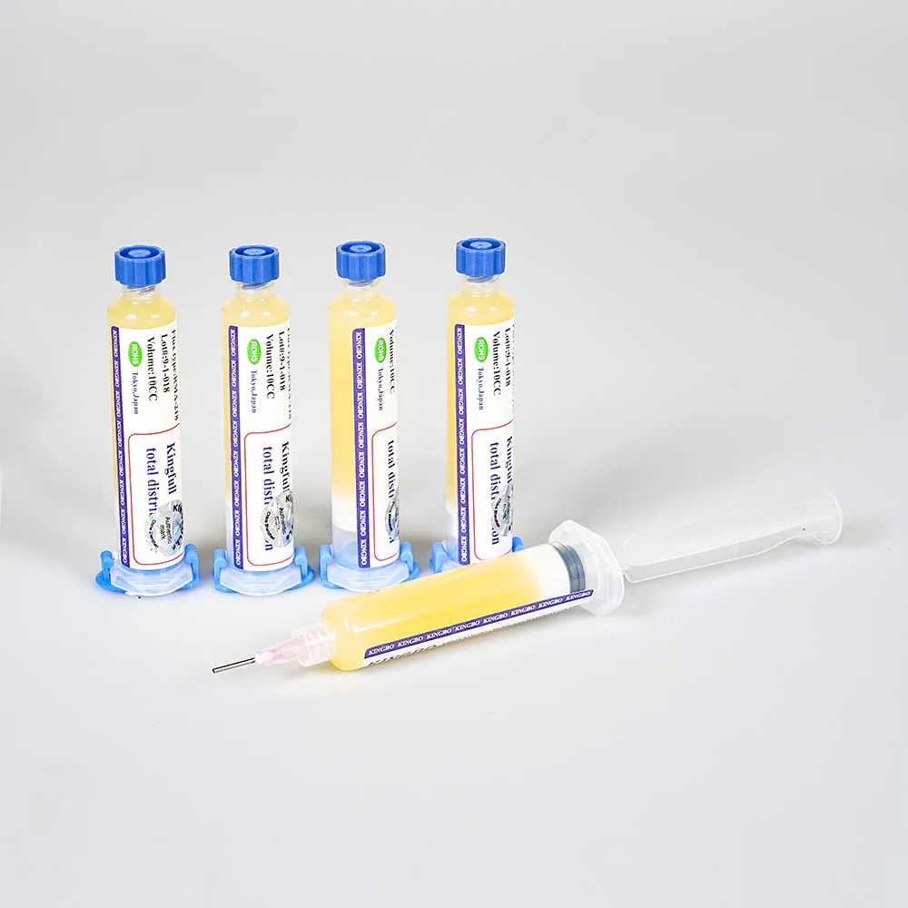 

Флюсовая паста BGA для электроники, ремонта, паяльника, очищающего флюса, сварочные инструменты с иглой, 10 куб. См, 1 шт.