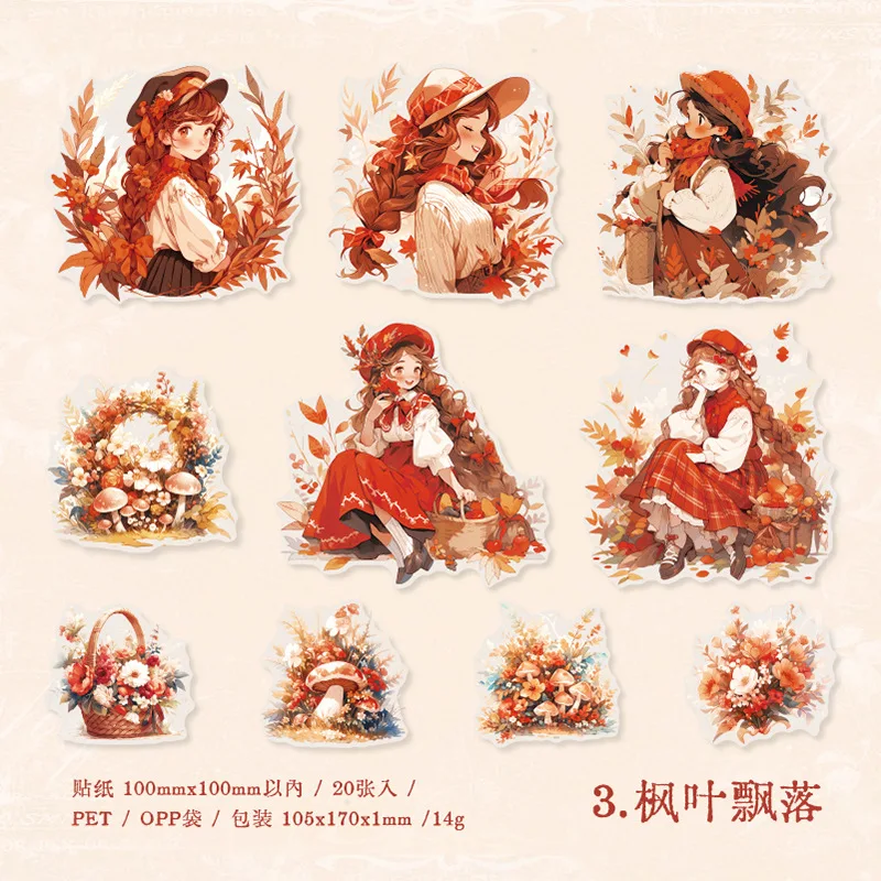 

Kawaii наклейки для скрапбукинга Amengguo 20 шт.