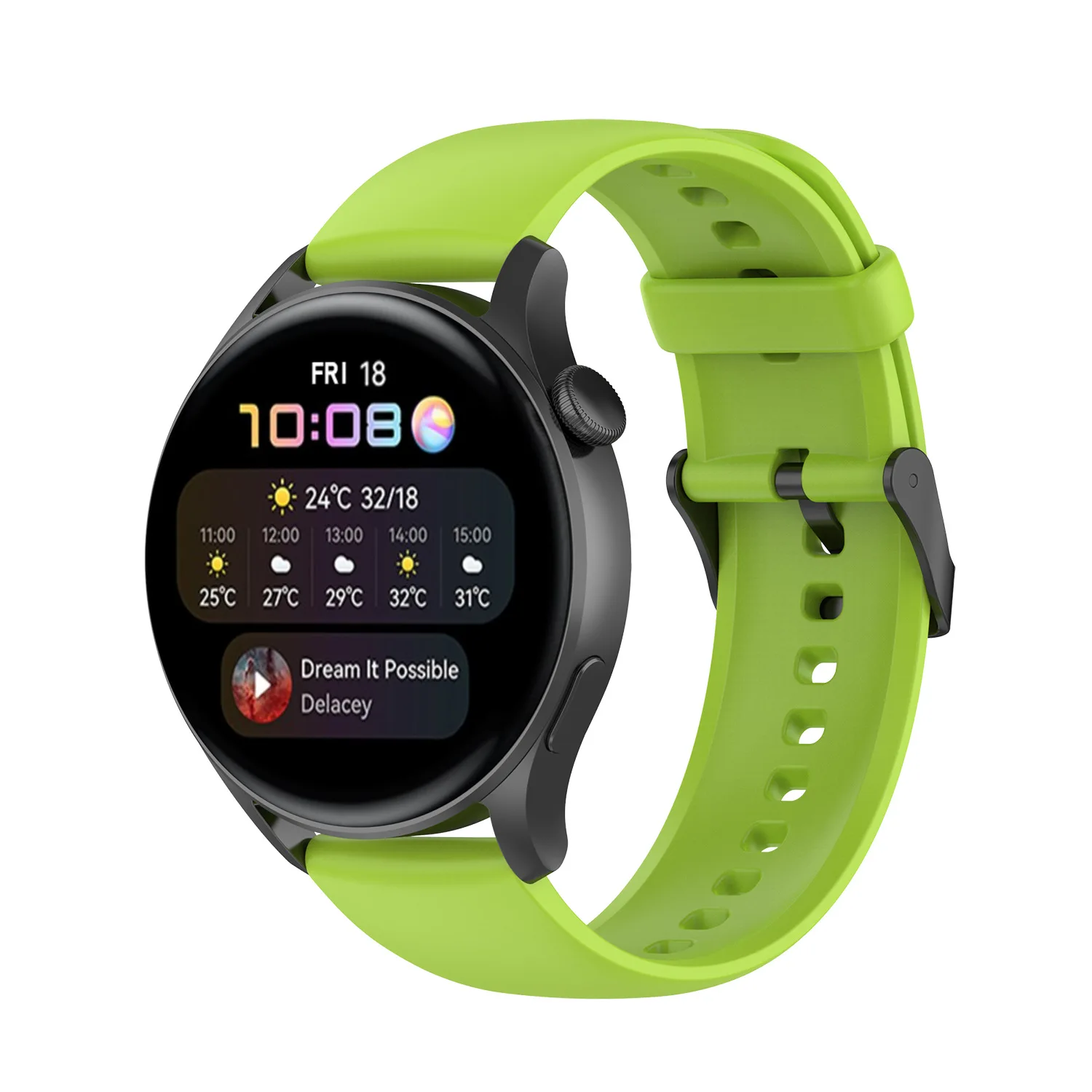 

For Umidigi Uwatch 3S 2S/Urun S Uwatch2 Silicone Strap Smartwatch Watchband sports band bracelet wristbelt replace accessories