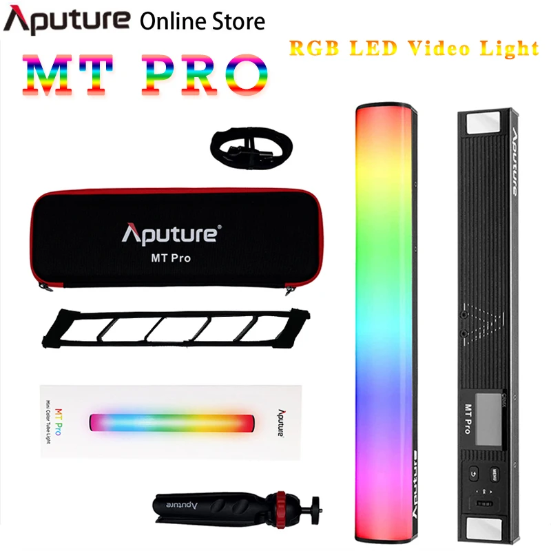 Aputure MT Pro RGB мини Светодиодная трубка светильник 7 5 Вт 2000-10000K полноцветсветильник