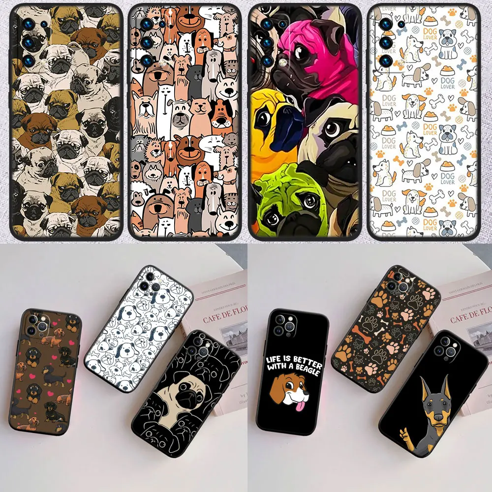 Фото Чехол для телефона TR60 Cute DOG для Motorola Moto Edge 60 60s 70 G86 G56 G54 E14 G04S G45 G54 G64 S30 S50 X30 X40 X50 Ultra Pro Power №2