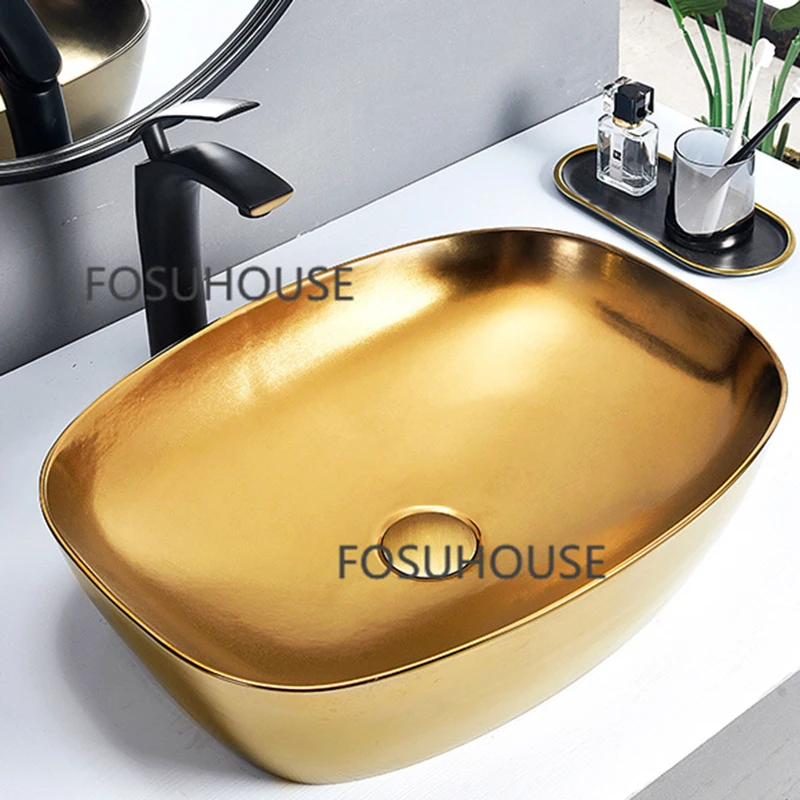 Европейский керамический столешник для раковины в ванную комнату набор