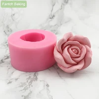 big 3d rose flower silicone soap candle molds peonies clay mould cake decorating silicone jello sugar chocolate fondant mold