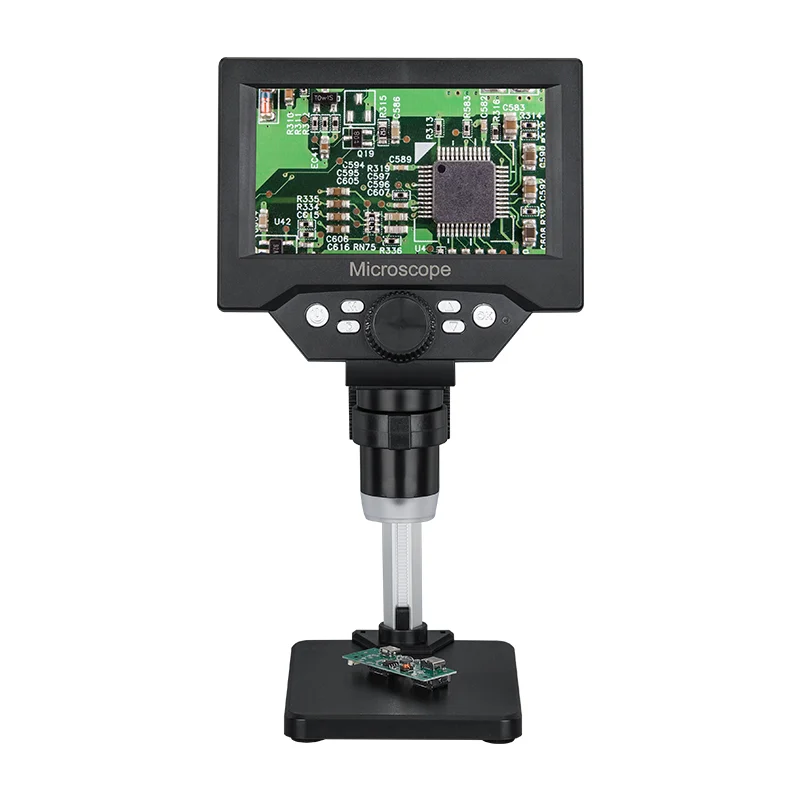 Портативный цифровой электронный микроскоп G1000 1-1000X 5 дюйма HD для пайки ремонта