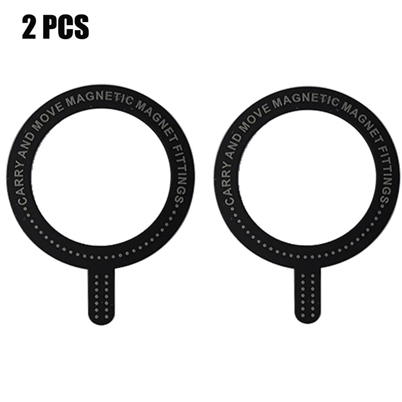 

2pcs/lot Magnetic Ring Sheet for Magnetic Phone Wireless Charging Magnet Rings Sticker for MagSafe iPhone 12 13 mini Pro Max