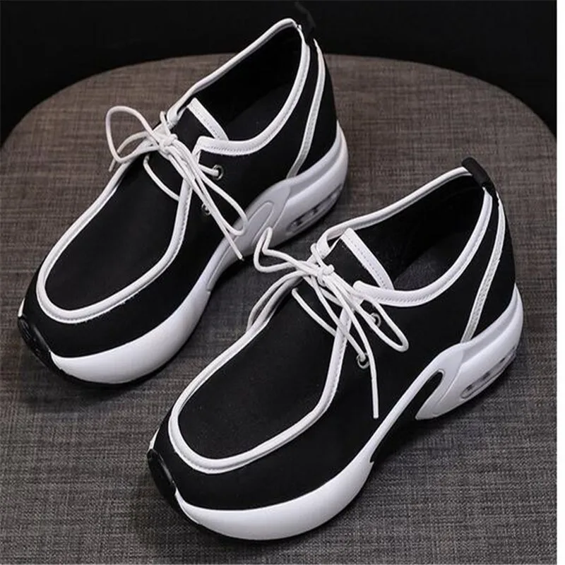 

Женские холщовые кроссовки, дышащие, на платформе, на шнуровке, Вулканизированная подошва, повседневная обувь, оранжевые, 2023