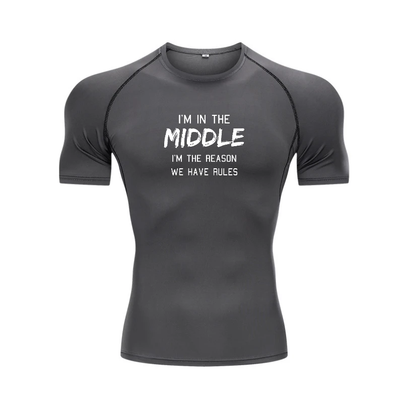 

Рубашка для детей среднего возраста, я причина, по которой у нас есть правила, Детские обтягивающие футболки для фитнеса, хлопковые мужские футболки, обтягивающие футболки для фитнеса