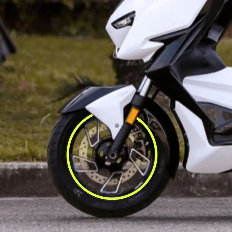 

For Zontes 310M Motorcycle Wheel Hub Sticker Tire Sticker Reflective Waterproof Sticker Decal Decoration Modification