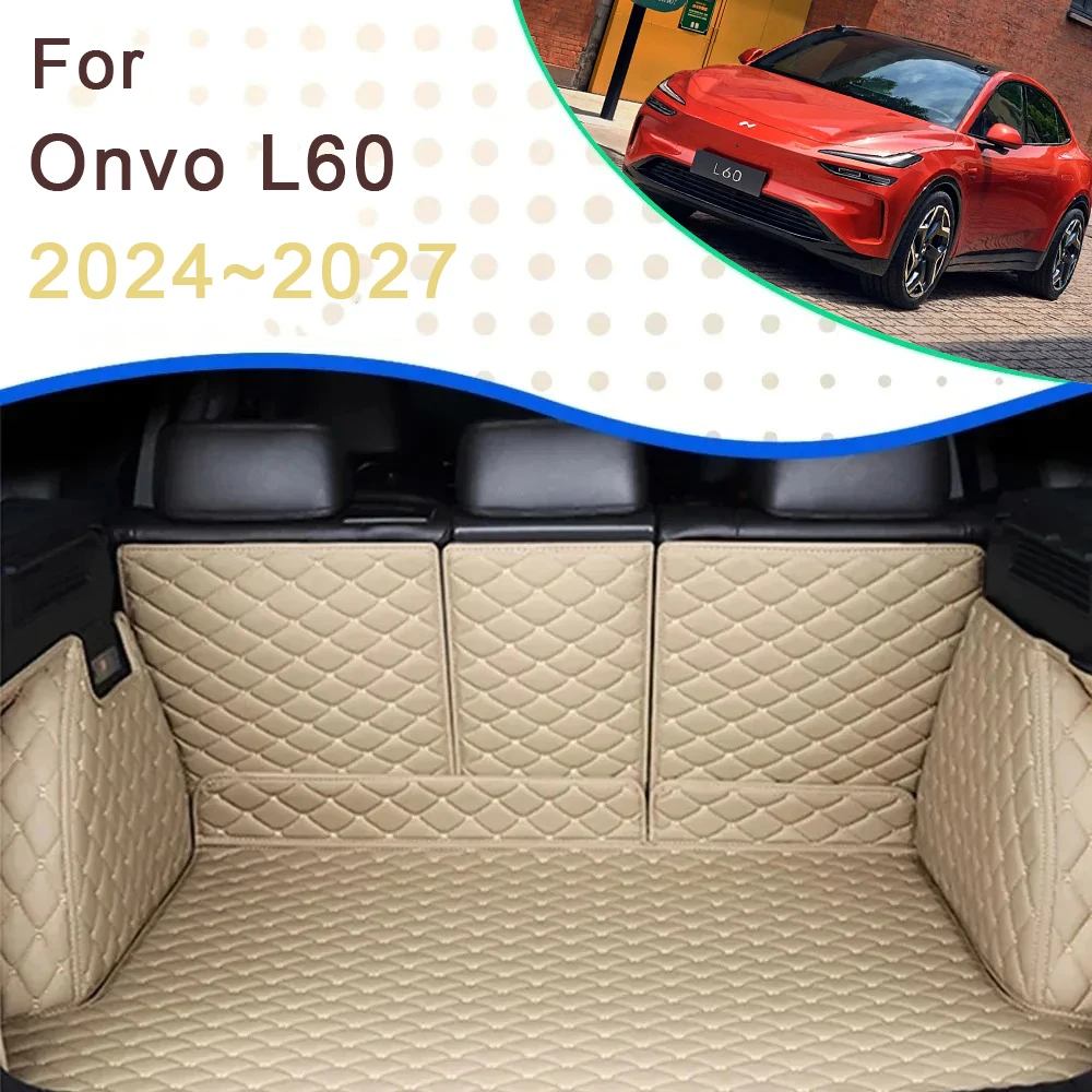 Задние коврики в багажник автомобиля для Onvo L60 2024 2025 2026 2027 5 мест