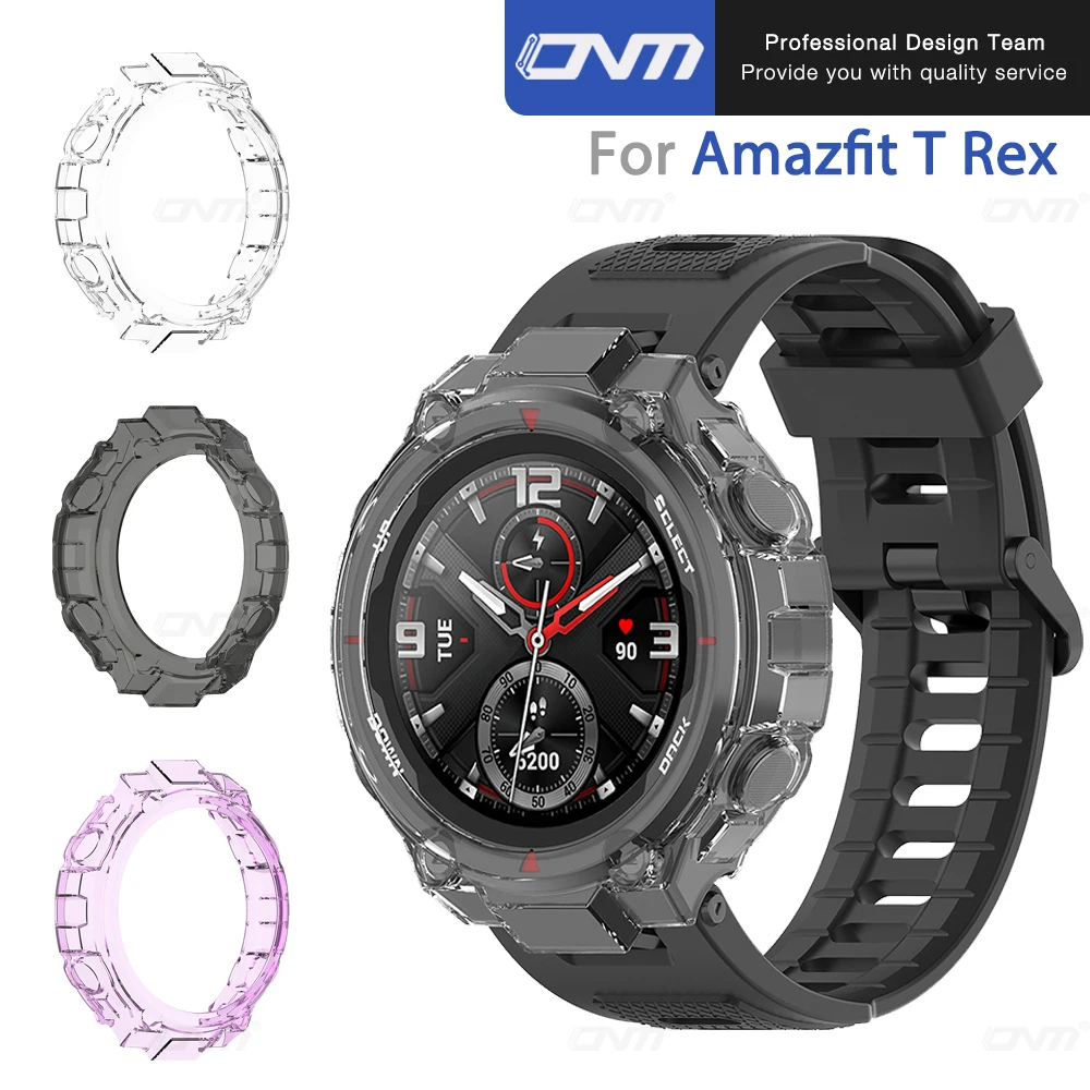 

[3 упаковки] защитный чехол из ТПУ для Amazfit T Rex прозрачный гибкий мягкий защитный чехол для T-Rex защитный чехол Аксессуары