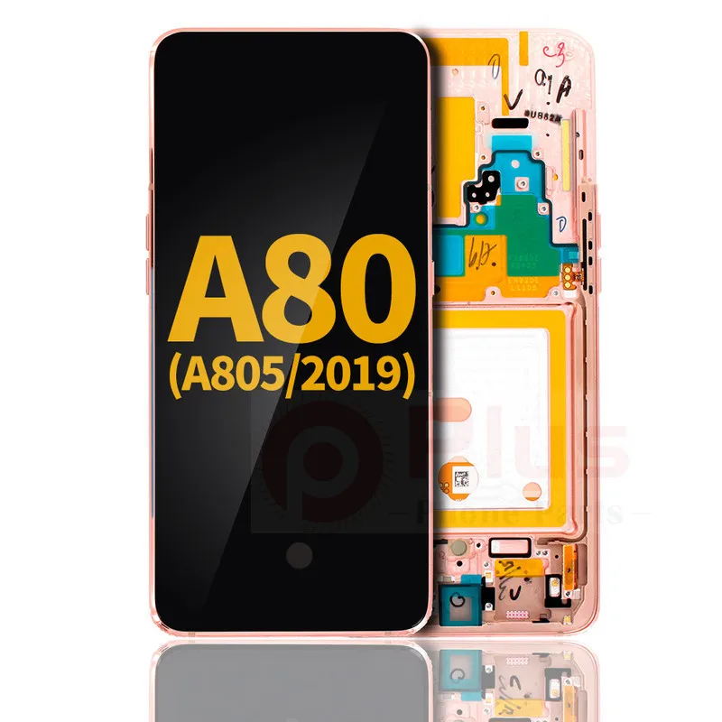 

AMOLED Display Assembly With Frame Replacement For Samsung Galaxy A80 (A805/2019) (Angel Gold) (Refurbished)