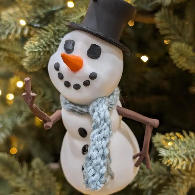 Рождественская елка подвеска в виде снеговика Рождественский снеговик фигурка