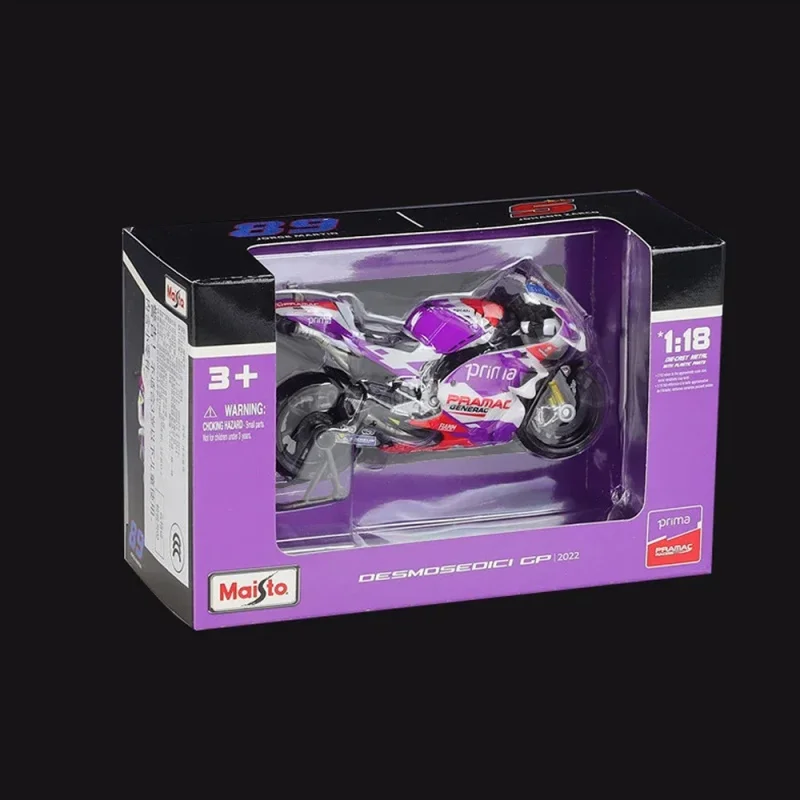 Maisto Pramac Racing 1:18 Ducati 2022 Модель Литья Под Давлением Мотоцикла Коллекционное