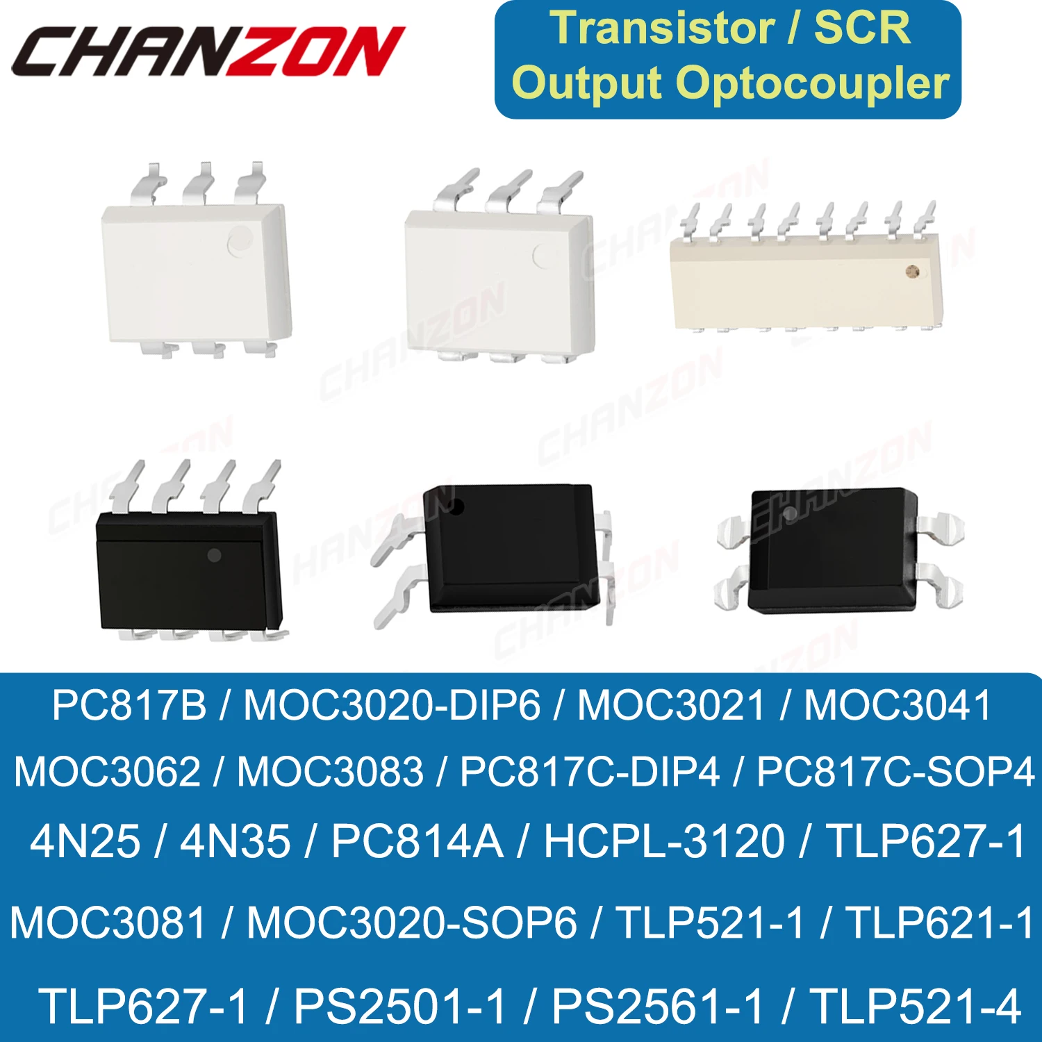 4N35 4N25 Pc817 Moc3041 Moc3020 Tlp627 Hcpl3120 Moc3021 Pc817C Pc817B Moc3083 P521 Tlp521-4 Tlp621 Hcpl 3120 Moc3062 Оптрон