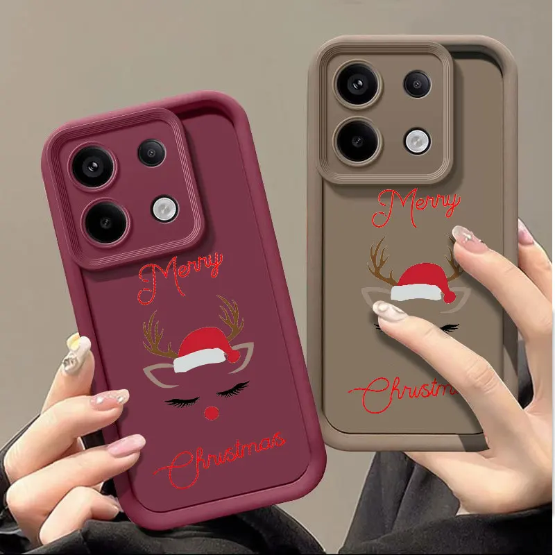 Рождественский Модный чехол для Redmi NOTE 10C 11 11T 12 12S 12C 13 13C A1 A2 A3 K40 K50 PRO PLUS 4G