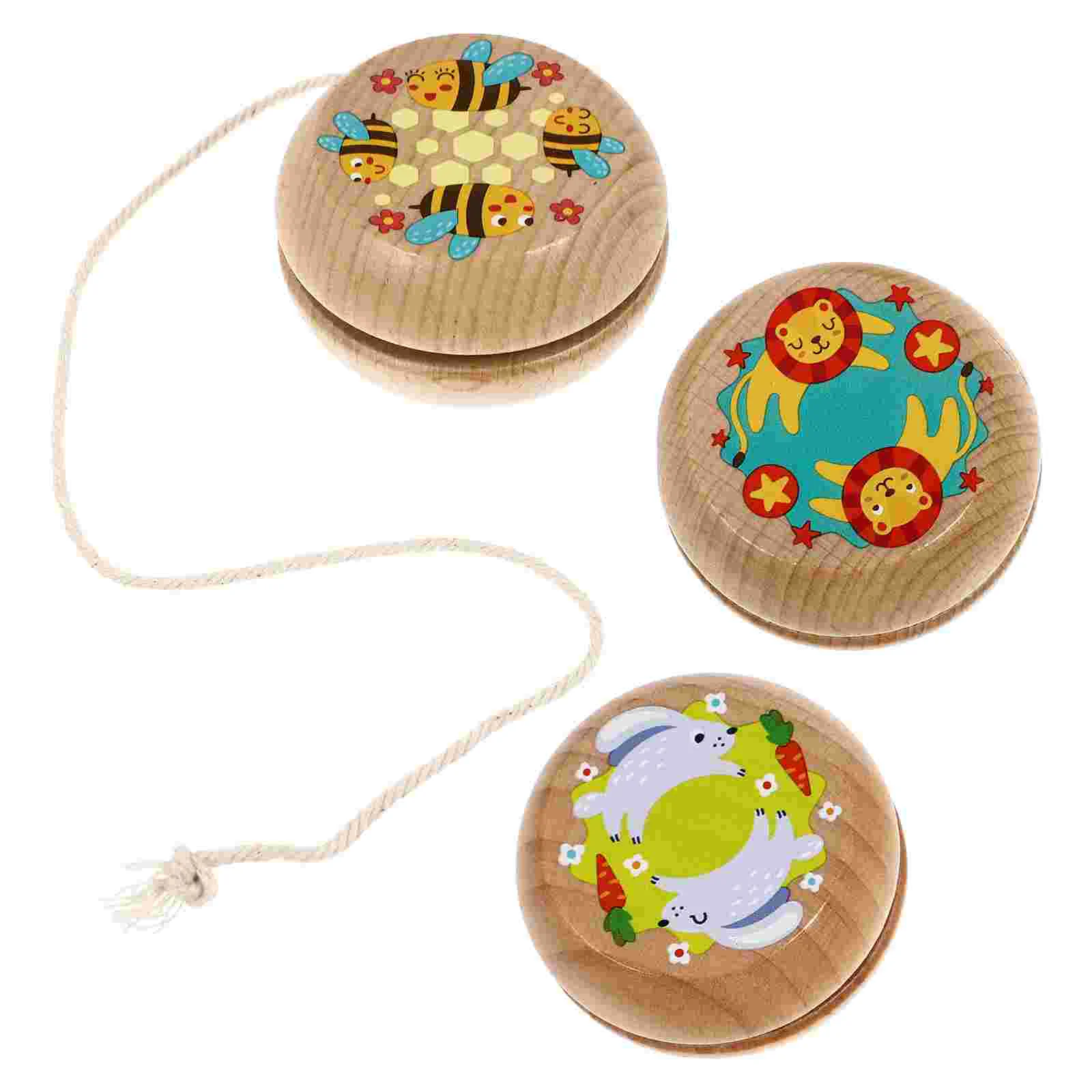 

3 шт., детские деревянные шарики-Йо