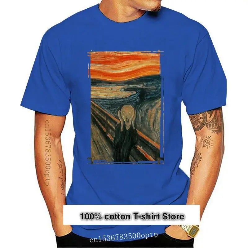 

Camiseta con dibujo de grito para hombre, camisa de moda Unisex, informal, fresca, de orgullo, 2021