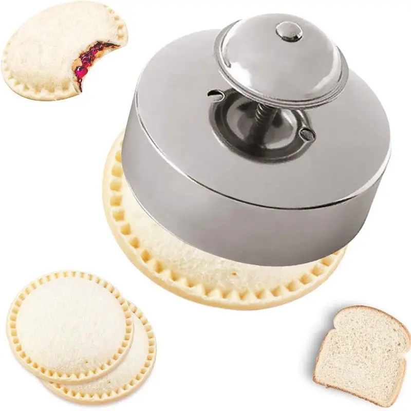 

Sandwich Cutter Sealer Bread Mould Bakeware Stainless Steel Peanut Butter Jelly DIY Cake Mold Kitchen Tool Baking Accessories