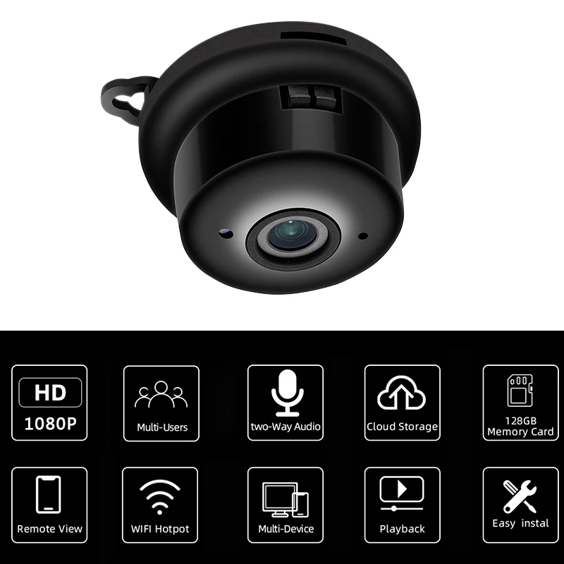 IP-камера с датчиком движения Wi-Fi USB 1080P |