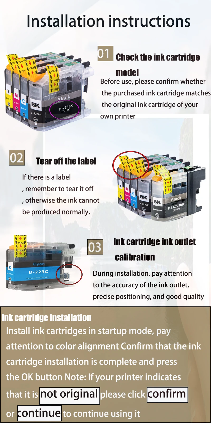 Картридж для струйных чернил Brother MFC-J4420DW J4620DW J4625DW 4120DW