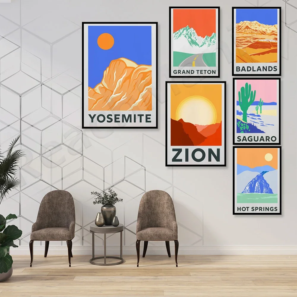 Рокки-горы Йосемит Цион Огдады Долина Смерти Гранд Тетон Гранд-Каньон Кактус