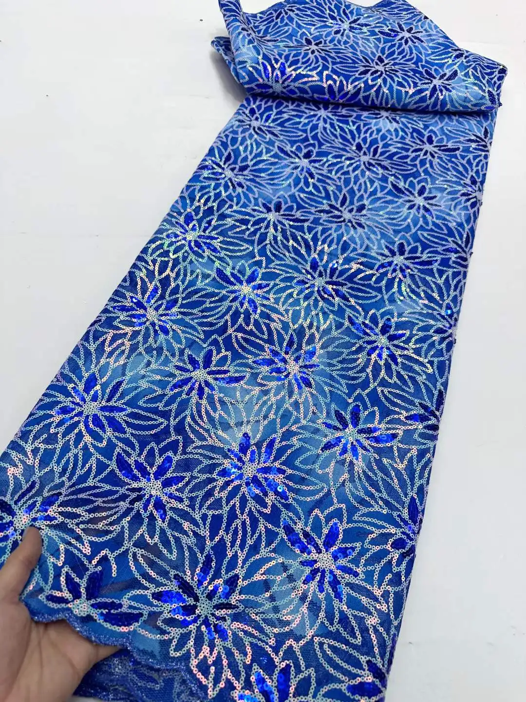 Блестки искусственная кружевная ткань 2024 высококачественный тюль бархатное