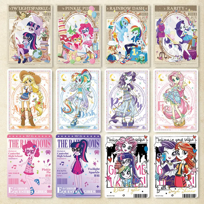 Фото KAYOU натуральная маленькая пони Baoli Magic Book Soundburst Card Collection-интерактивные игровые карты дружбы для мужчин и женщин №2
