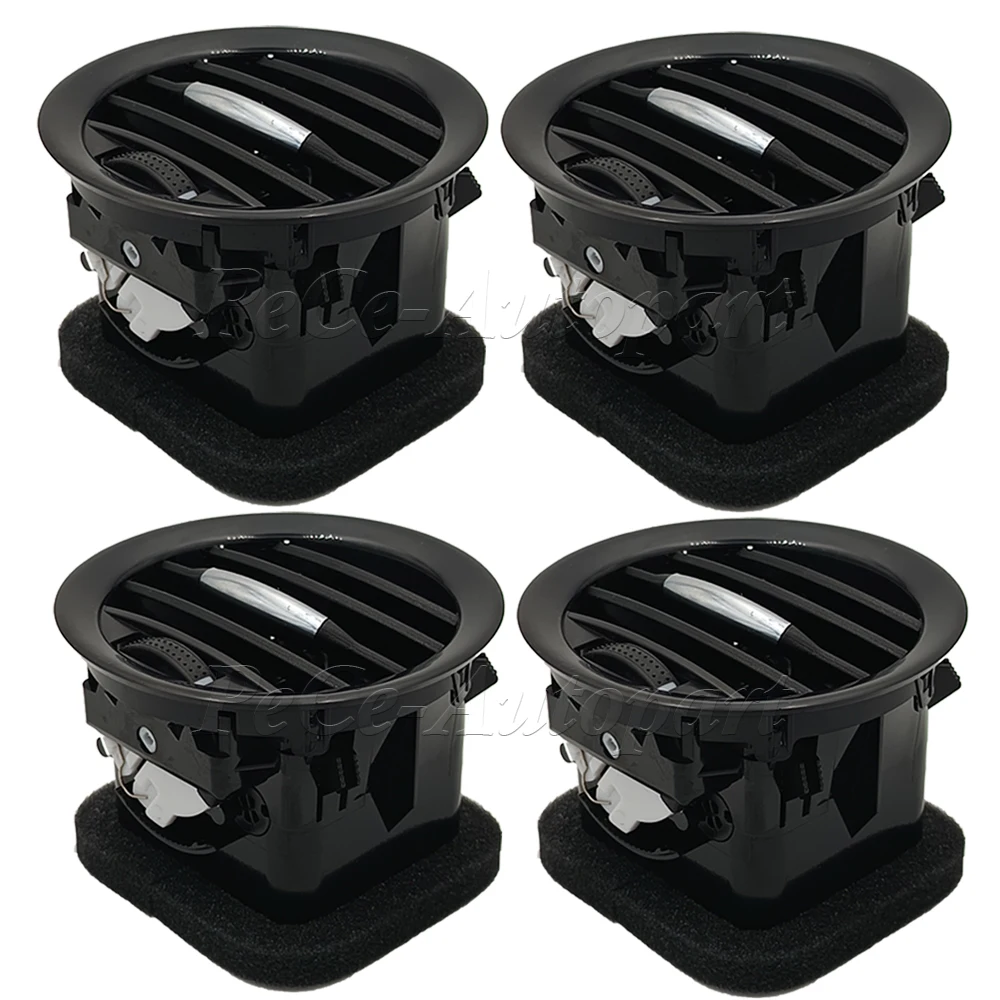 Решетка для вентиляционного отверстия салона автомобиля для Opel Corsa D Adam 2201099 13417363 13365420, Черная/хромированная решетка для приборной панели, воздуховод кондиционера