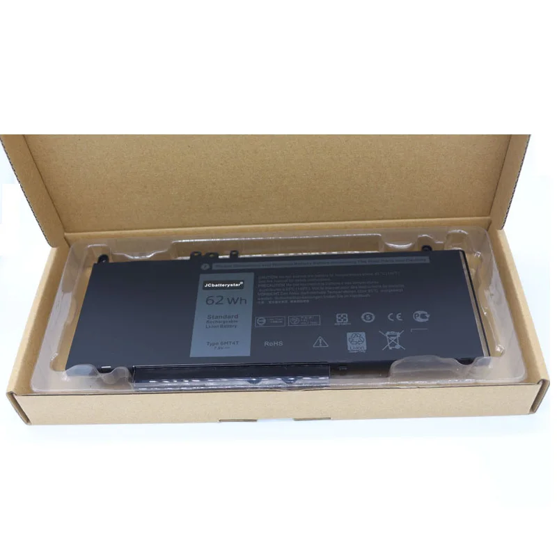 JCLJF высококачественный 6MT4T 7,6 в 62 Втч Аккумулятор для ноутбука DELL Latitude E5470 E5570 M3510 15,6 Sereis 7V69Y TXF9M 79VRK 07V69Y (art.: 3920c52b520f1) - 3920c52b520f1