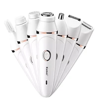 7in1 electric epilator women shaver eyebrow trimmer leg female facial hair remover bikini trimmer rechargeable lady shaver nose