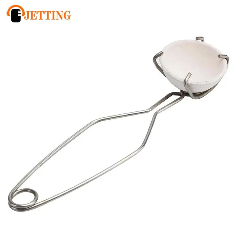 

25Cm Stainless Steel Gold melting bowl clamping pliers Crucible Tong Clamp Crucible Pliers White Gold Melting Bowl Furnace Accs