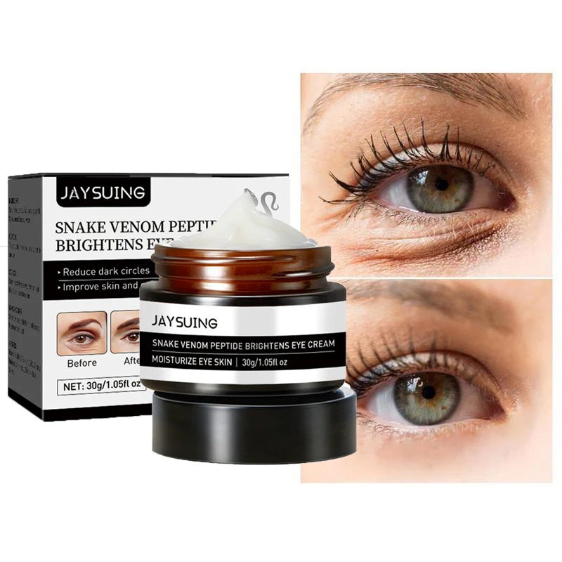 Snake Venom Eye Cream Dark Circle Anti Wrinkle Eyes Bags Lift Makeup Primer Firm Anti-Aging Anti-Puffiness Moisturize Skin Care