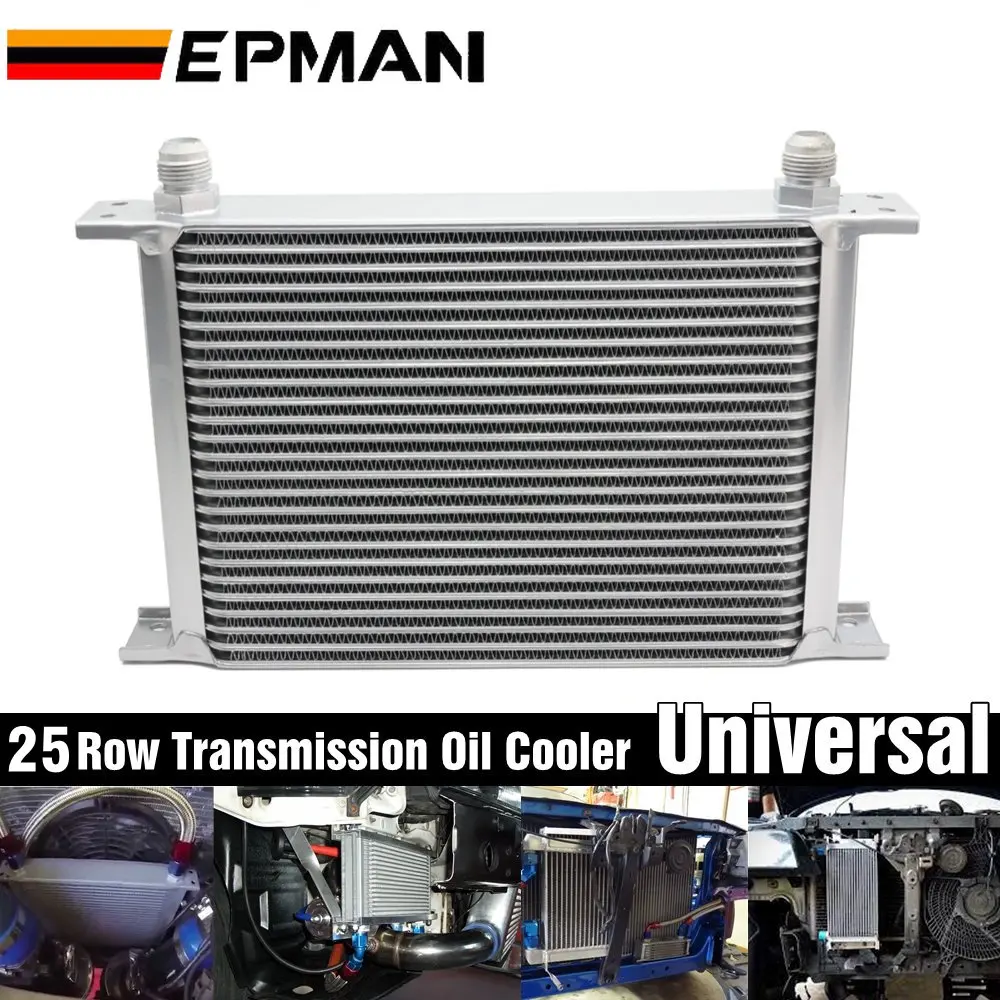 

EPMAN алюминиевый радиатор, 25 рядов, британский тип AN10, автомобильный масляный радиатор двигателя, радиаторы охлаждения, замена, универсальная модель