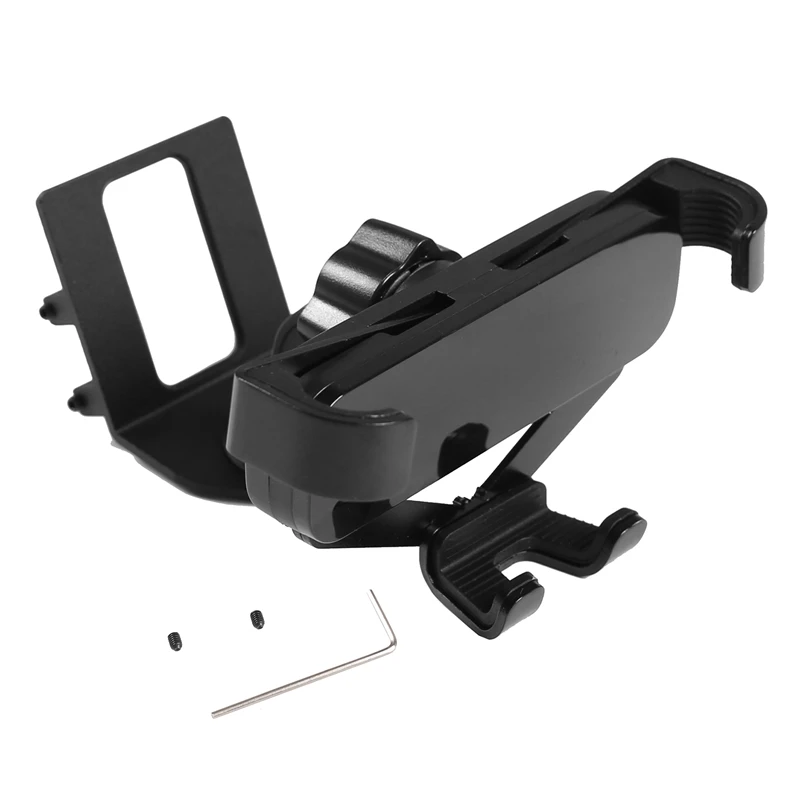 

For Land Rover Discovery Sport Aluminum Alloy Car Center Air Vent Mobile Phone Holder Accessories Black