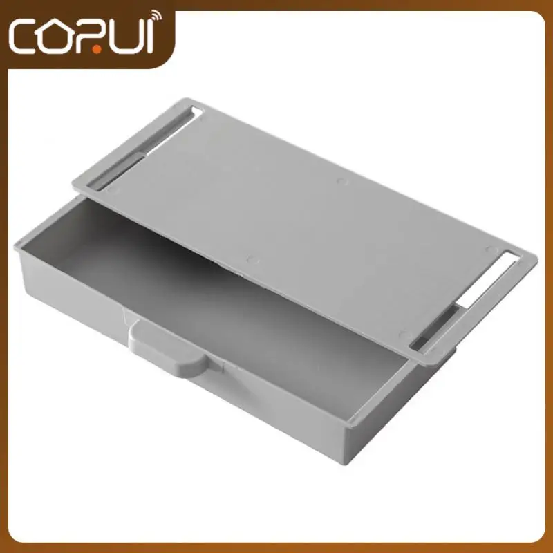 

Plastic Drawer Box Desk Organizers Storage Drawer Under Desk Stand Pen Case Self-adhesive Stationery Storage Box
