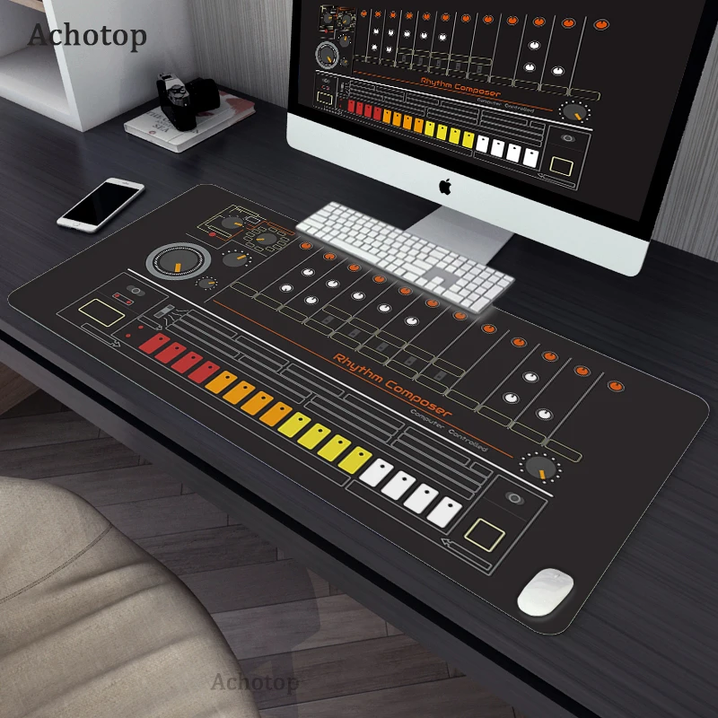 

Art Big Mouse pad Large Gaming Keyboard Kawaii Mouse Pad Computer Gamer Tablet Desk Mousepad with Edge Locking Office Mice Mats