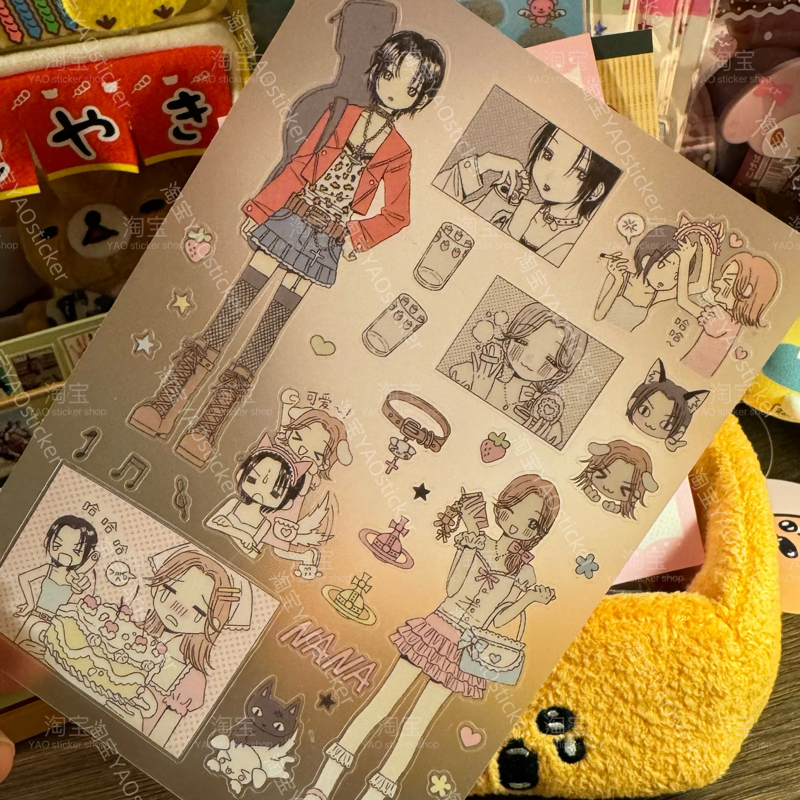 

NANA аниме наклейки 10 шт