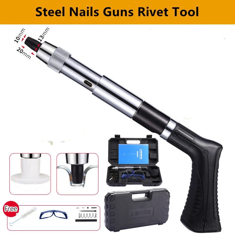 Стальные пистолеты для гвоздей заклепочный инструмент бетонный - Цена: 6499