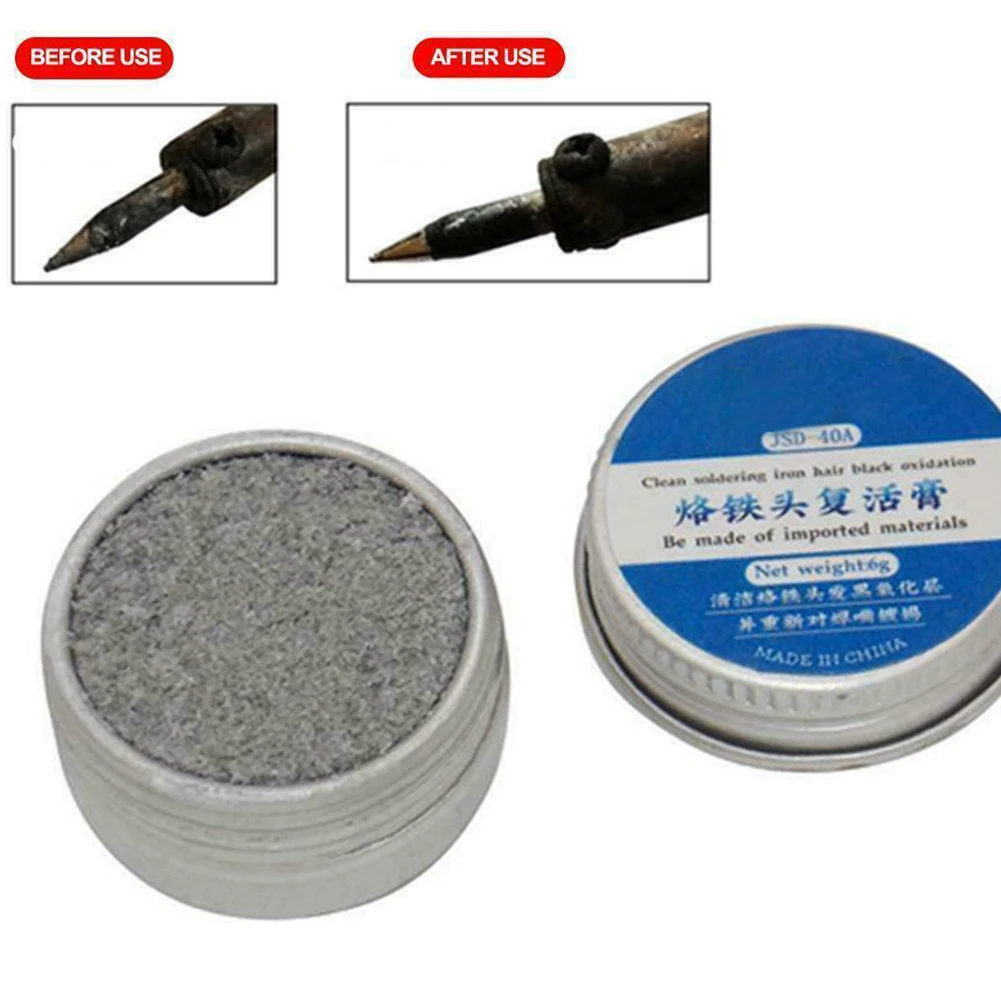 

6/15g Refresher Solder Cream Tip Clean Electrical Soldering Iron For Oxide Iron Head Welding Fluxes Solder Paste Soldering Tool