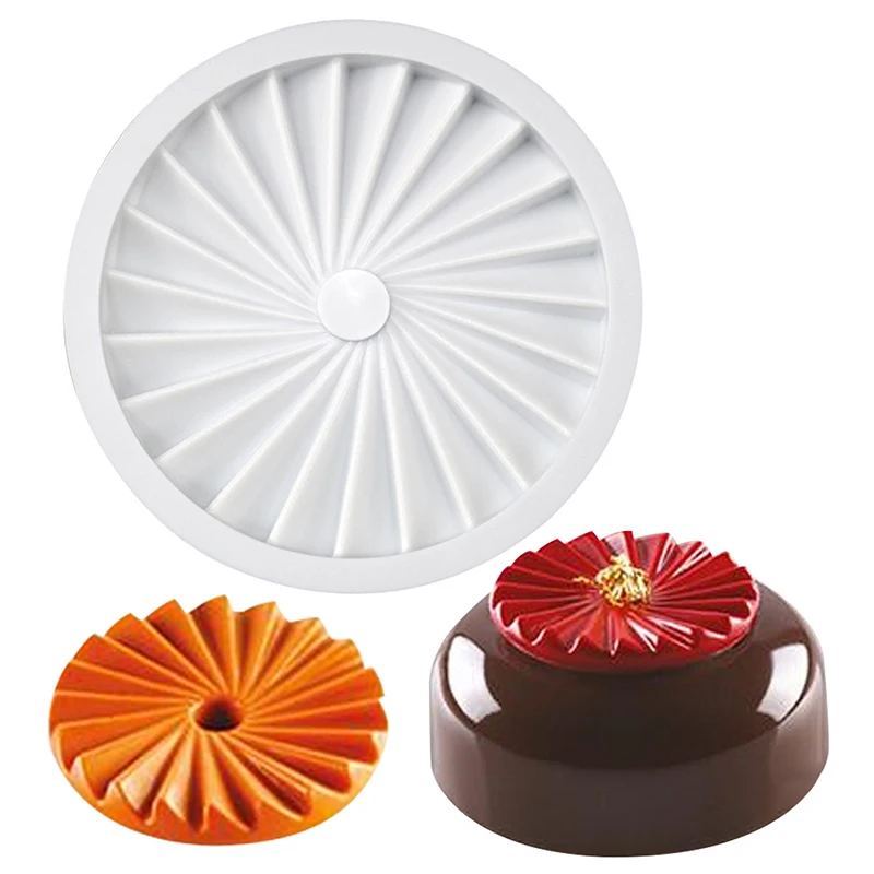 

Силиконовая форма для торта, 6 дюймов, с рисунком французского десерта