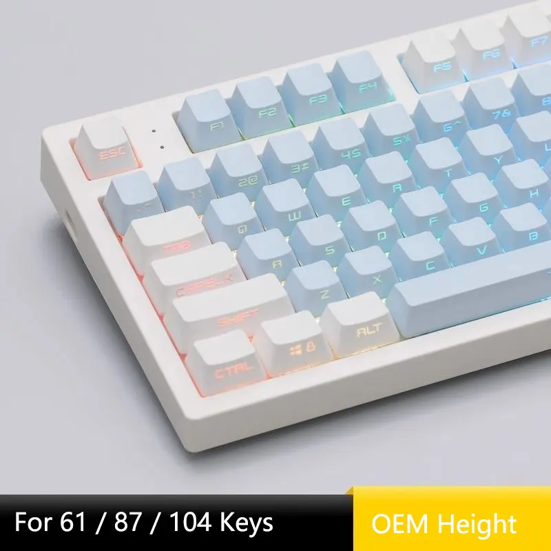 Колпачки для механической клавиатуры 104 клавиш высота OEM PBT