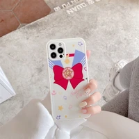 anime sailor moon cute cartoon phone cases for iphone 13 12 11 pro max mini xr xs max 8 x 7 se 2022 girl shockproof soft shell